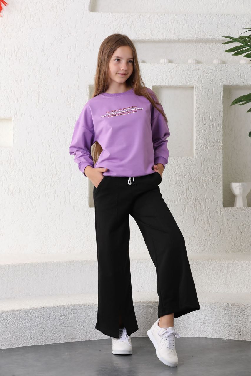 Lilac and clearance black outfit